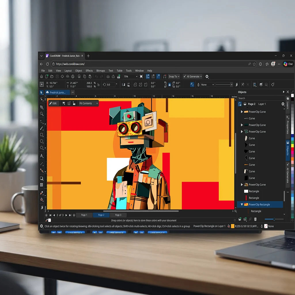 Logo and Brand project screenshot